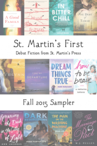 Book Spotlight/ St. Martin’s Fall Sampler 2015